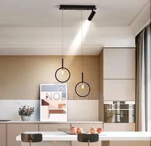 RotatingSpotlight Pendant Lamp Lighting Fixture Modern LED Ceiling