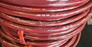 Heavy-Duty Red Industrial Rubber Hoses