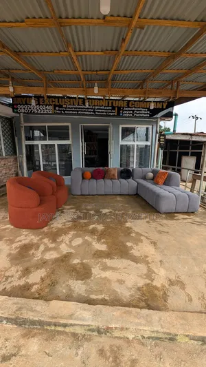 L Shape Bubble Sofa Peared With 2 Singles Seaters