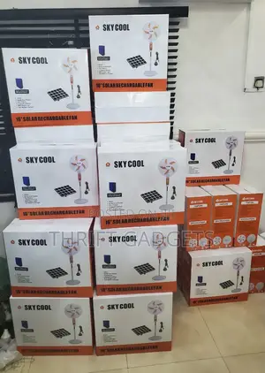 Sky Cool Solar Rechargeable Fan