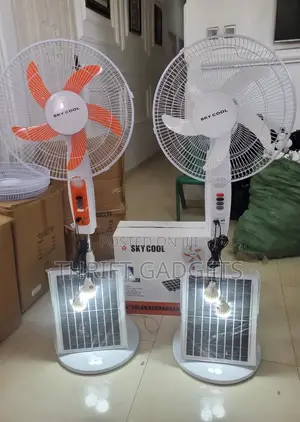 Sky Cool Solar Rechargeable Fan