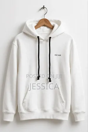 White Essentials Lagos Hoodie Unisex - Iscah Clothier