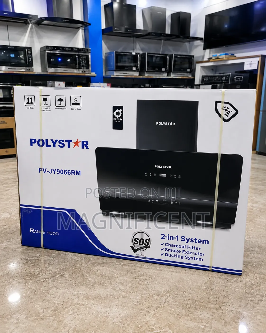 Polystar Pv-Jy9066rm Extractor Hood – 2-in-1 Premium Design