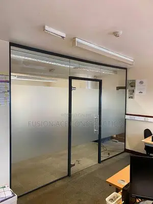 Glass Partition With Doors