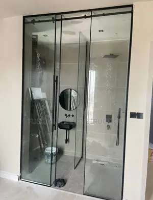 Glass Partition With Doors