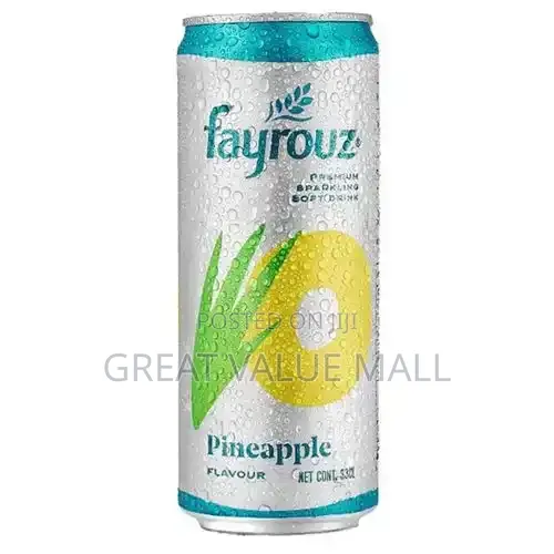 Fayrouz Pineapple Tray Can 33cl (24 Pack)