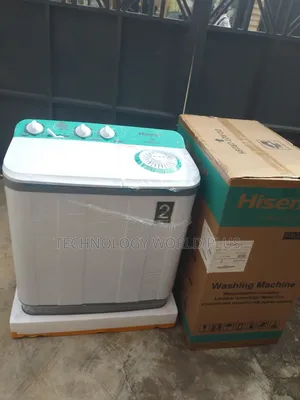 New in Hisense 7.5kg Twin Tub Manual Washing Machine – Top Loader