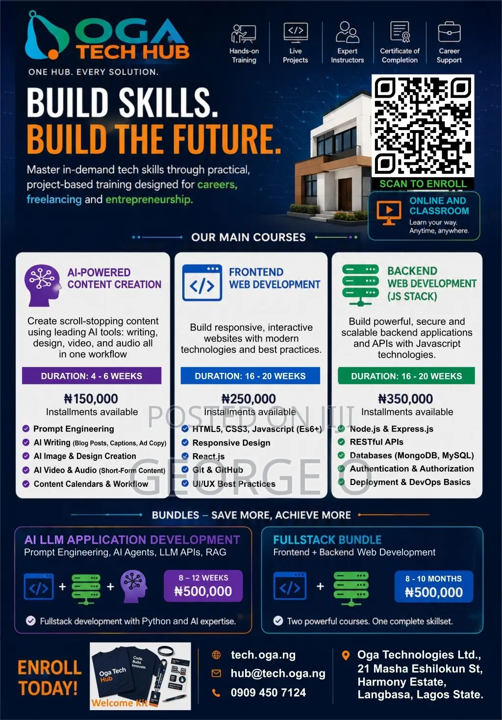Scholarship for Tech Training