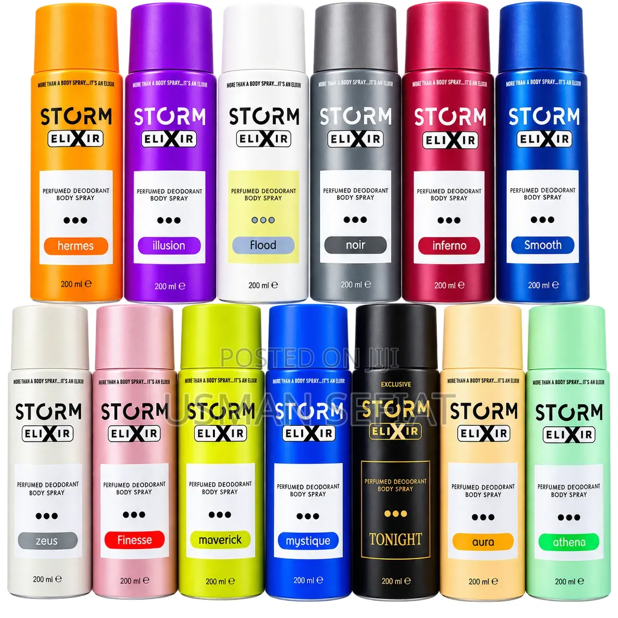 Storm Elixir Perfumed Body Spray