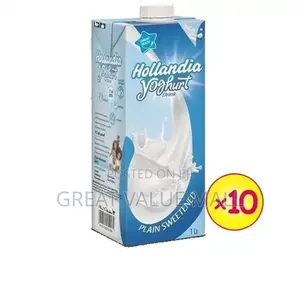 Hollandia YOGHURT - Plain Sweetened (1LTR X 10 PCS)