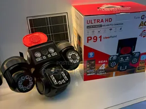 4 Lens All Rotation Solar CCTV