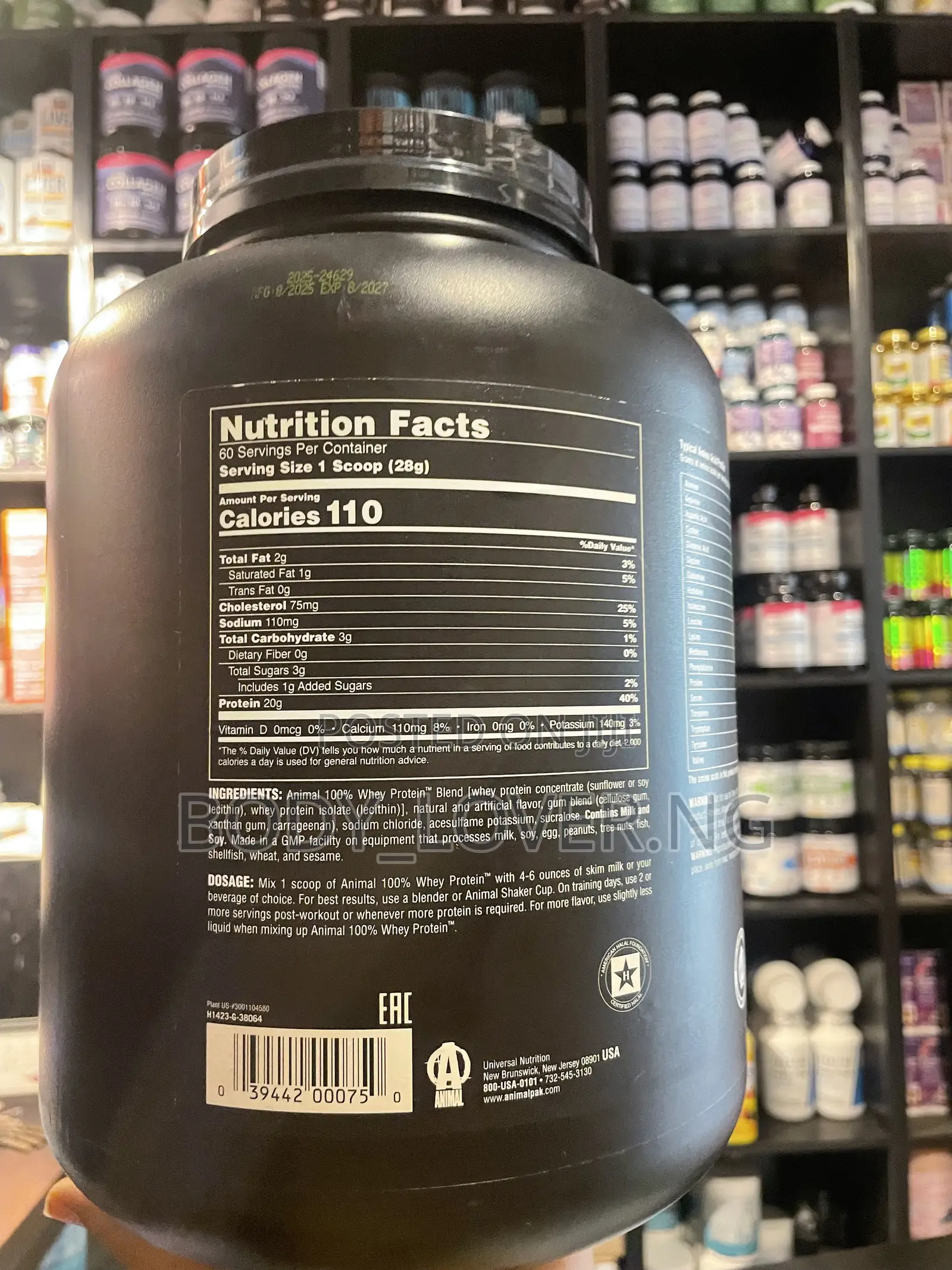 Animal 100% They Protein 20G