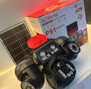 4 Lens Solar CCTV