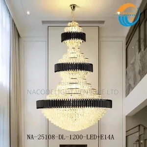 Giant Luxury Multi-Tier Crystal Lighting