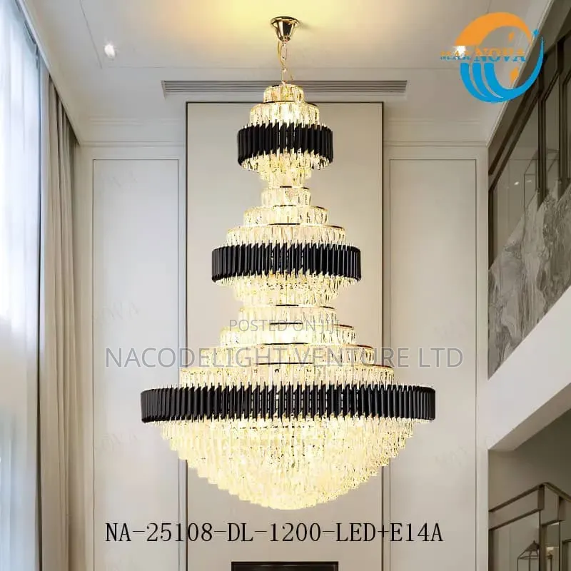 Giant Luxury Multi-Tier Crystal Lighting