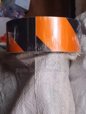 Black and Yellow Adhesive Tape Smooth
