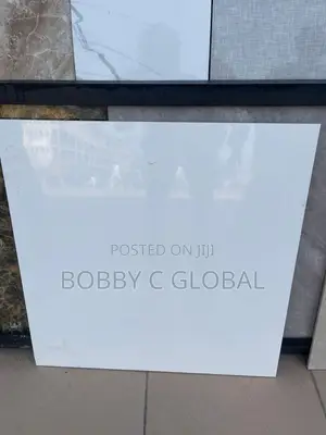Glossy Plain White Porcelain Tile