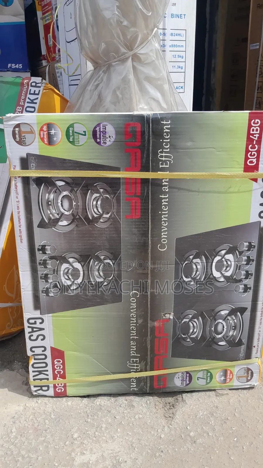 Qasa Gas Cooker 4 Burner