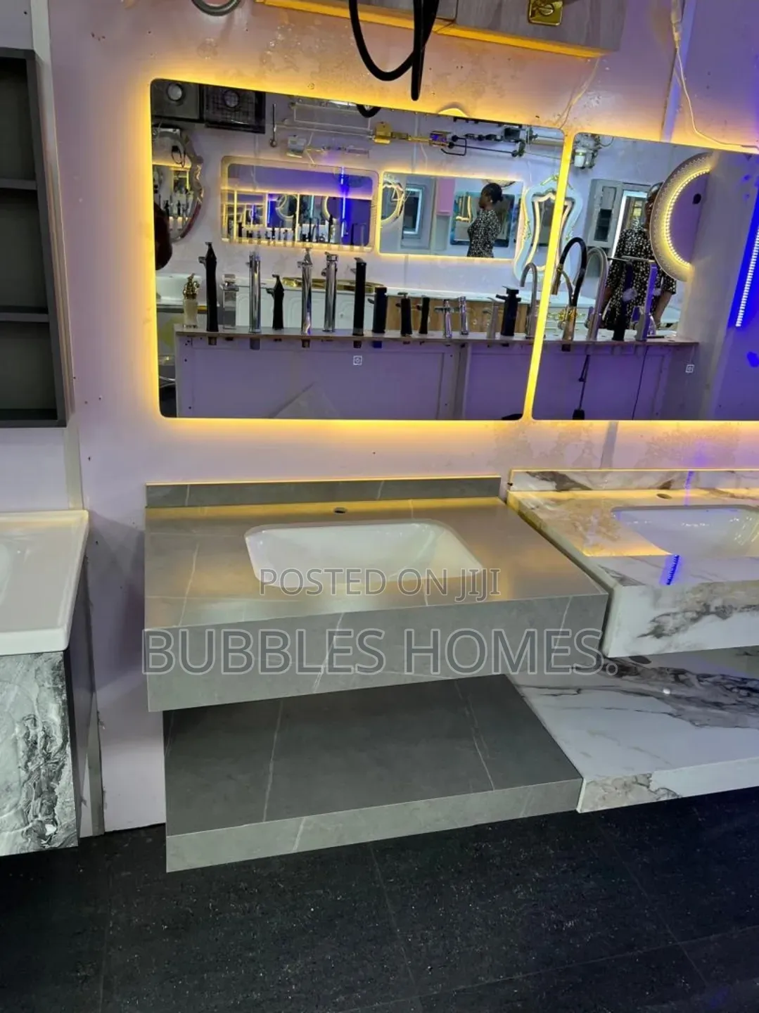 Marble Cabinet Basin