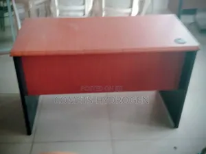 Premium 4ft Cherry Wooden Office Desk - Heavy Duty Study Work Table