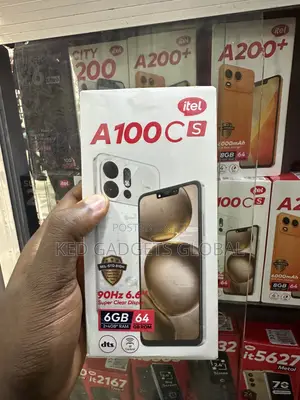 New Itel A100C 64 GB Black