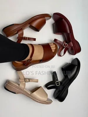 Women’s Stylish Block Heel Buckle Strap Sandals