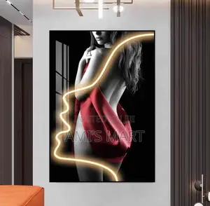 Modern Glam Fashion Canvas Wall Art Work.