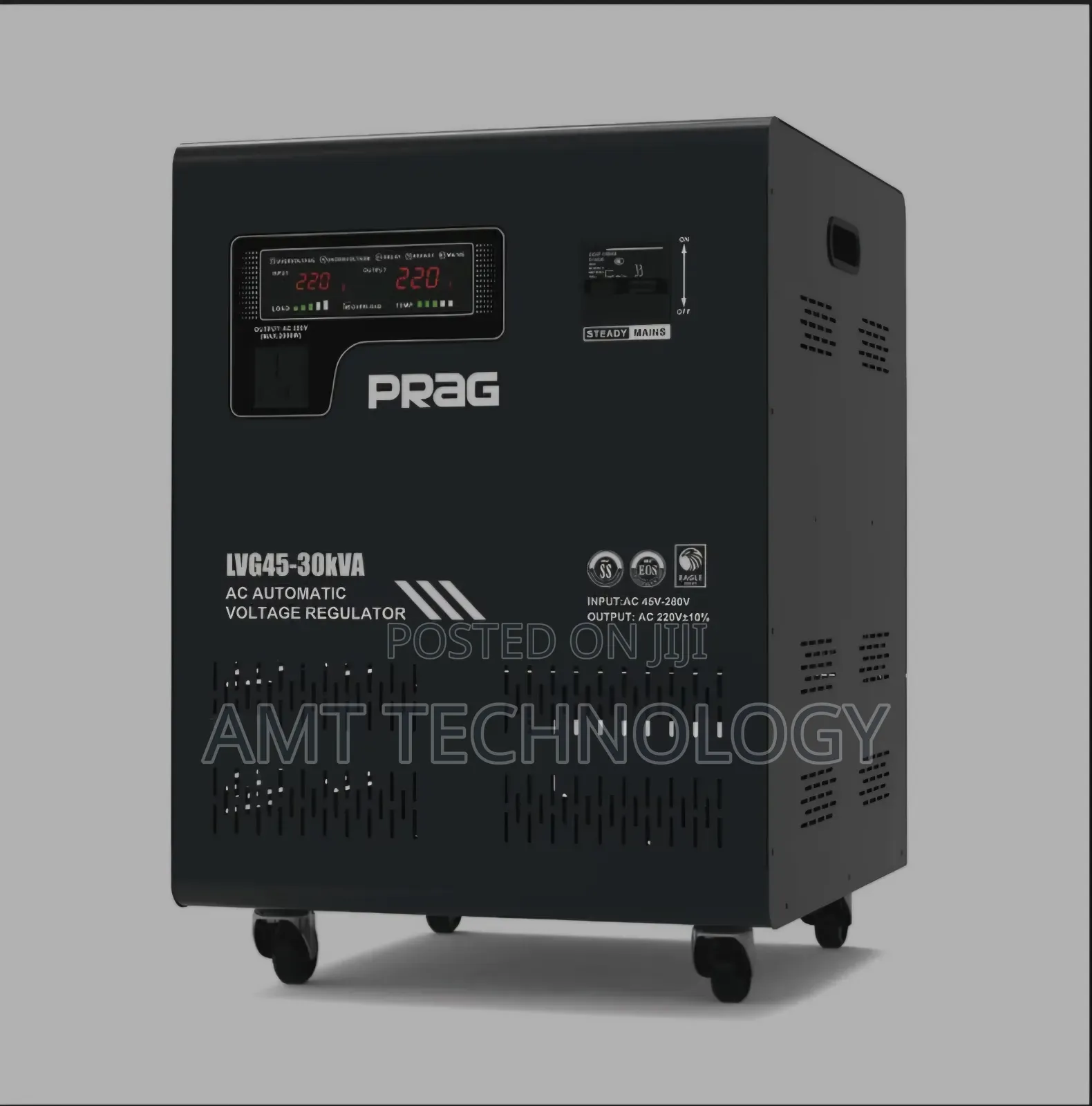 30kva Prag Stabilizer 45v-280v Cabinet