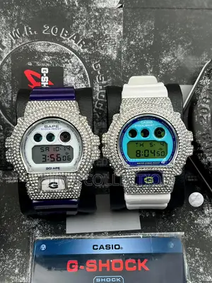 High Quality, Iced/Stones Digital DW-6900 Casio G-Shock