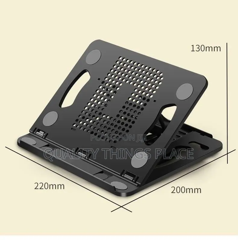 Laptop and Tablet Stand Desktop Height-Adjustable Cooling Stand