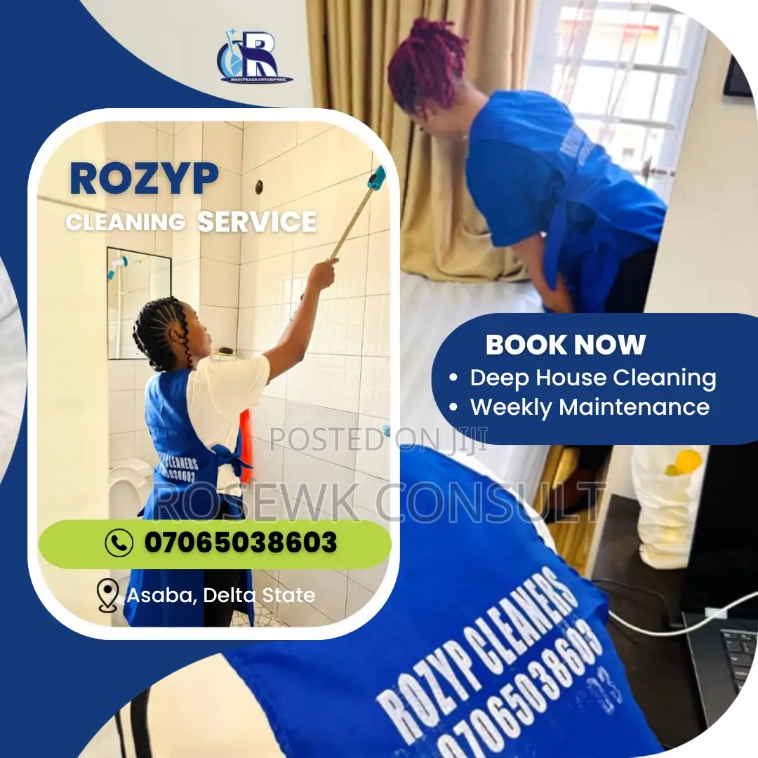 Book Professional House Cleaning Service in Asaba