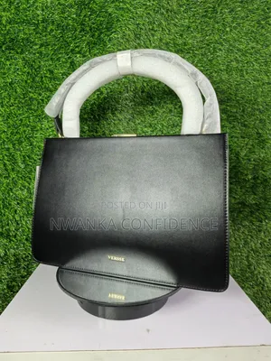 Elegant Structured Top-Handle Handbag