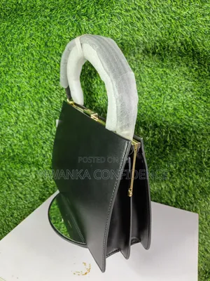 Elegant Structured Top-Handle Handbag