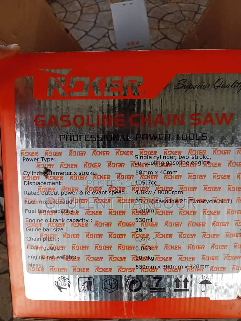 NOKER Gasoline Chain Saw