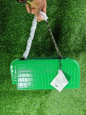 Emerald Green Structured Handbag.
