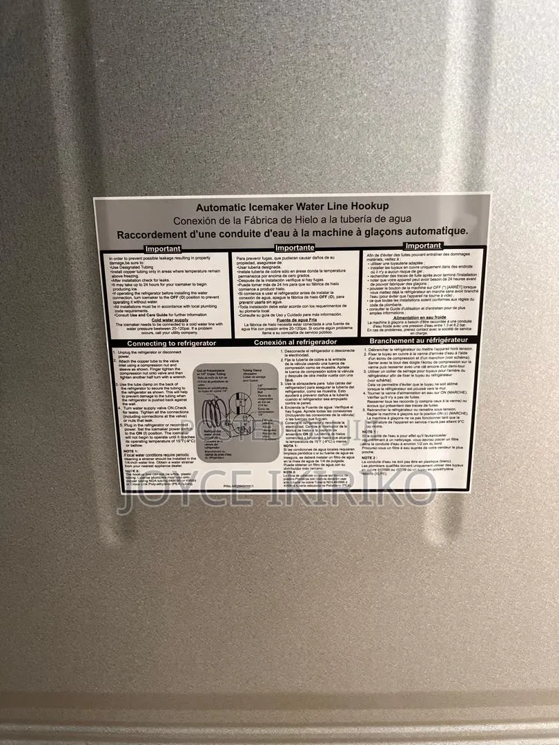 Sidebyside Fridge Freezer