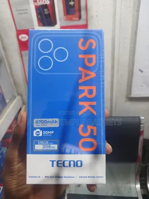 New Tecno Spark 50 128 GB Blue