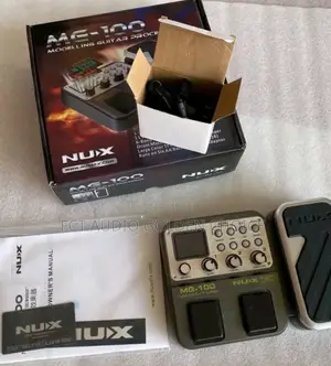 This Is the NUX MG-100 Modelling Guitar Processor .