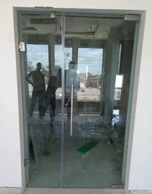 10mm Tempered Frameless Glass Entrance Swing Door | Premium Finish