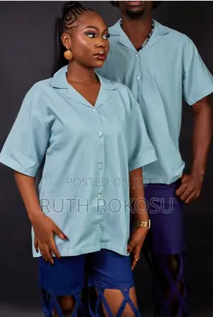 SCARLET Premium Linen Camp Collar Shirt – Unisex