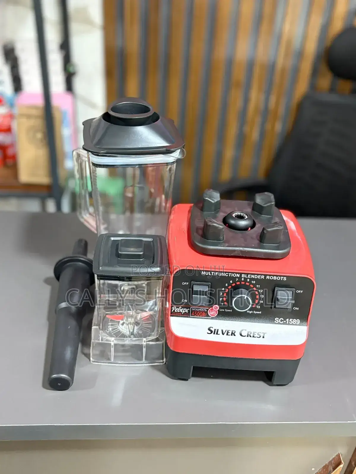 2in1 Silver Crest Blender