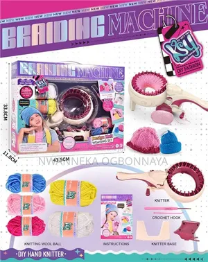 Hand-Operated Knitting Loom Machine