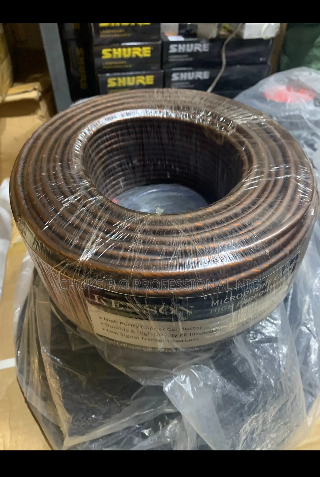Kenson Microphone Cable Roll
