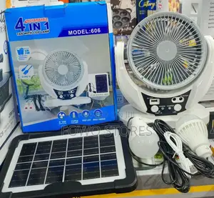 4 in 1 Fan With Led Lamp