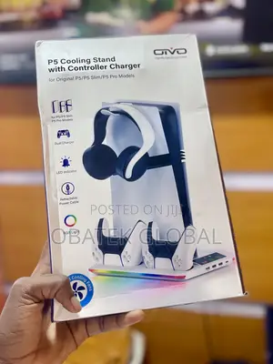 PS5 Cooling Stand With Controller Charger