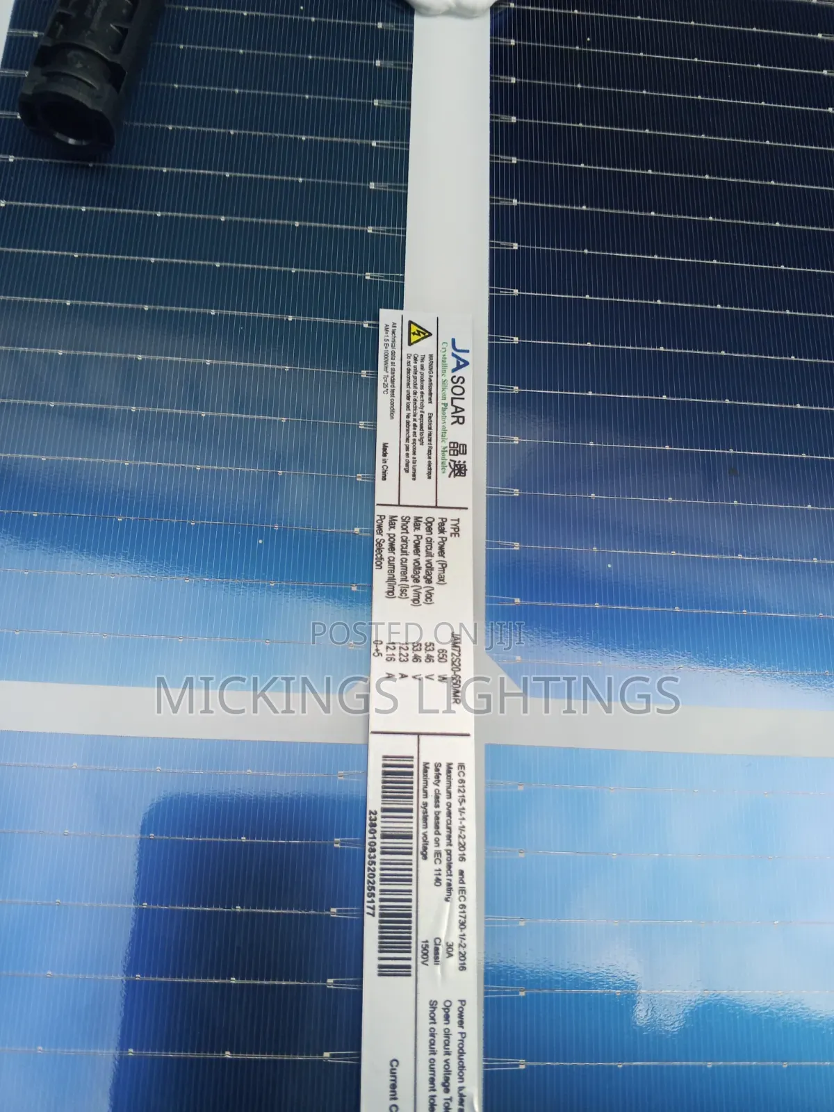 650watts Ja Solar Panel
