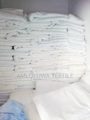 White Funtua Dyeable Cotton Fabric