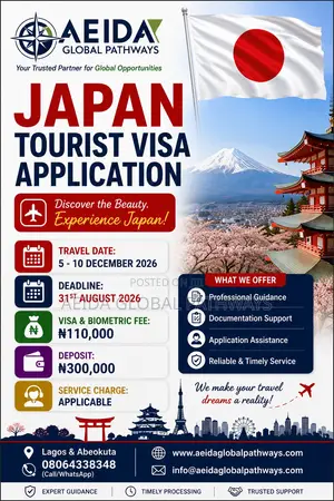 Japan Tourist and Business Visa