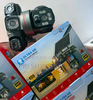PTZ 3 Lens Solar Camera