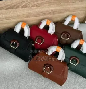 Classy D-Buckle Handbag for Office or Party and Everyday Quality